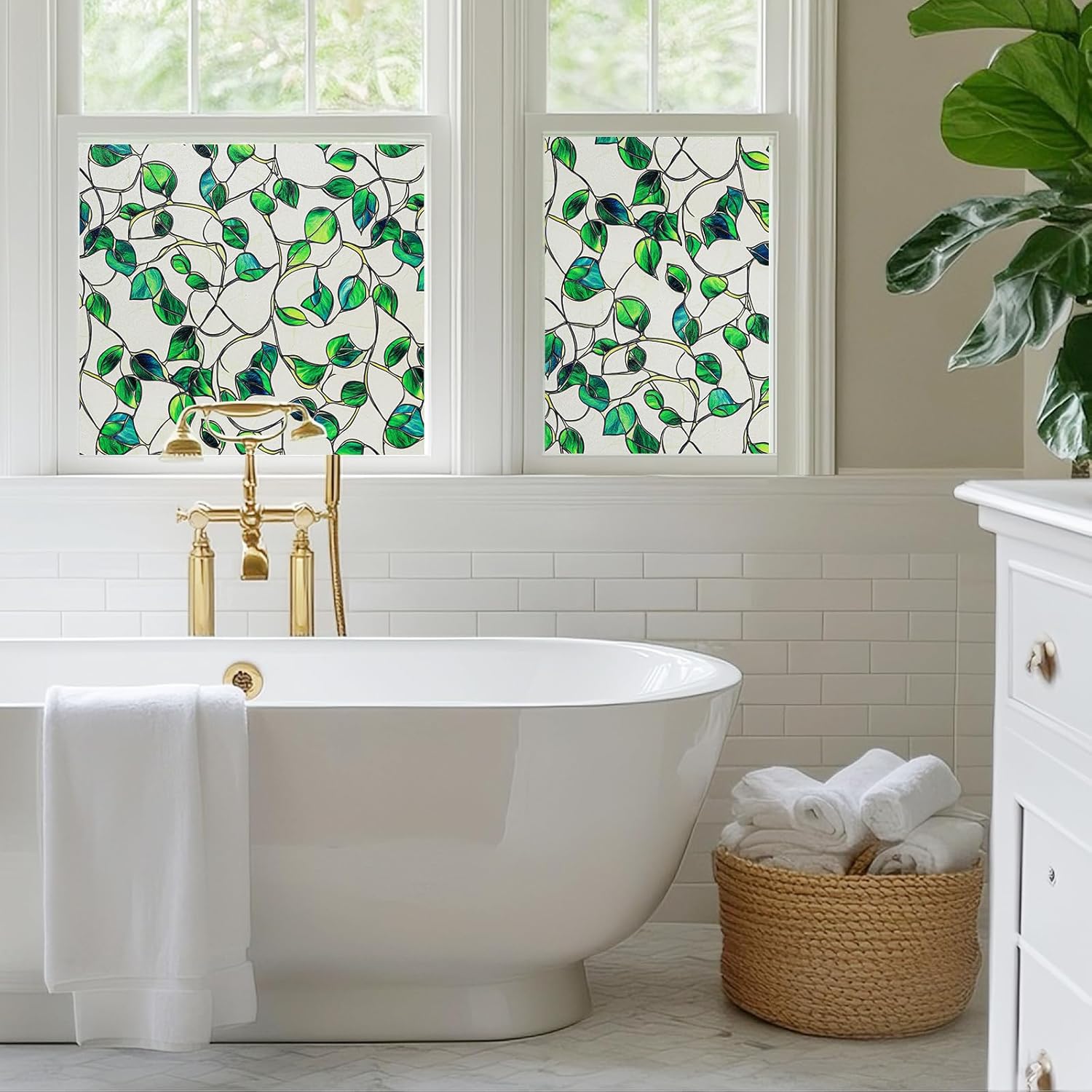 Frosted Glass Window Film for  – Home Bathroom Window Tint Bewertung und Preis