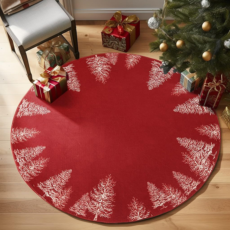1pc Christmas round carpet: Sa – Home Bathroom Scene Bewertung und Preis