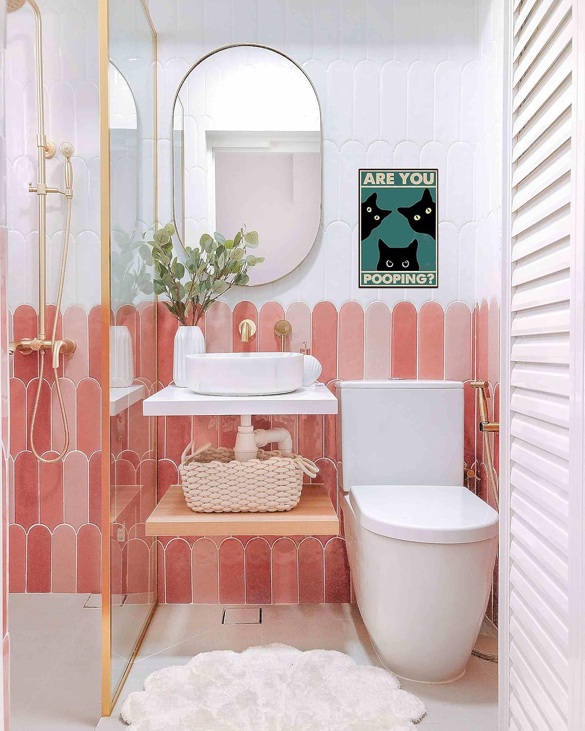 Vintage Decor Black Cat Wall A – Home Bathroom Furniture Bewertung und Preis