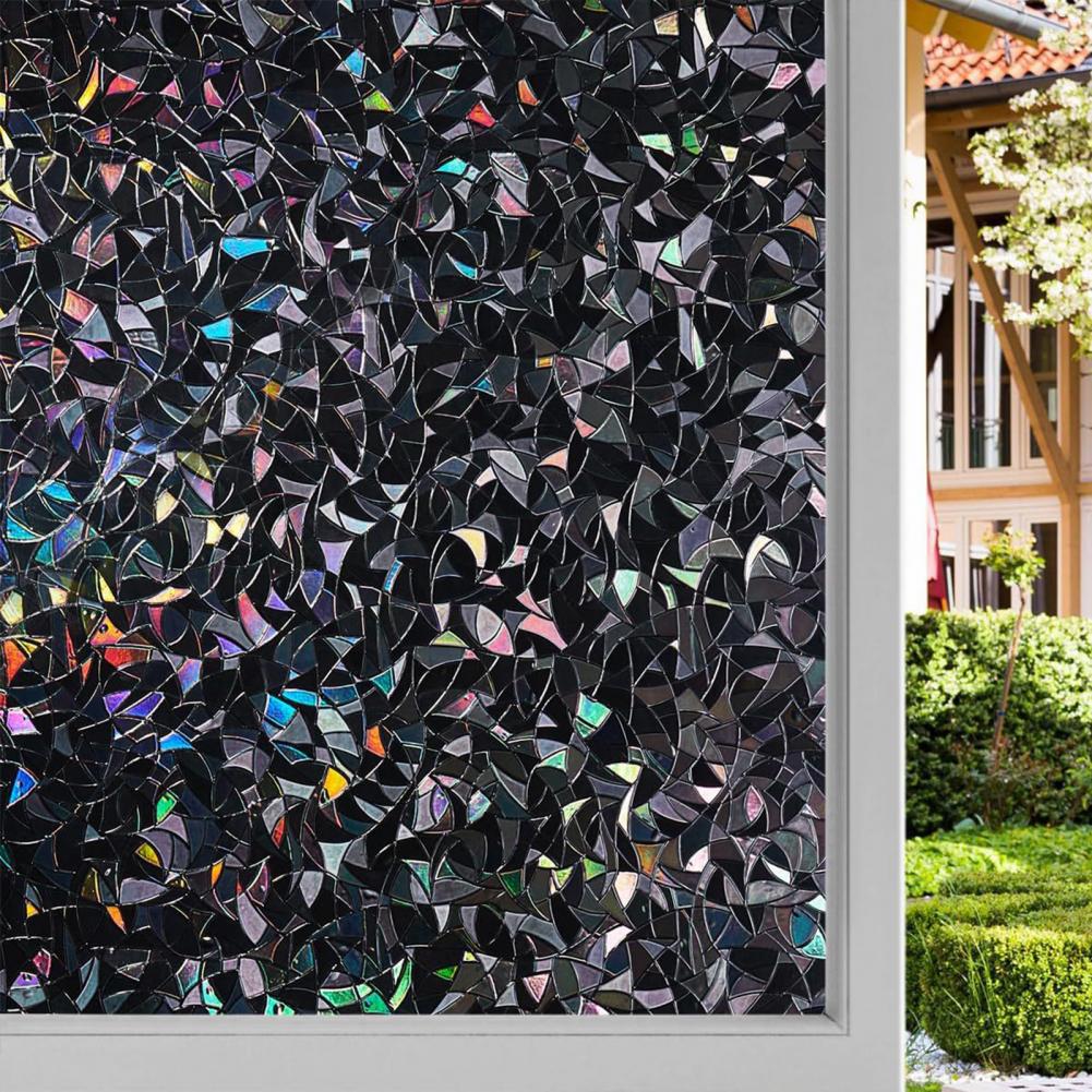3D Black Rainbow Window Blacko – Home Bathroom Window Tint Bewertung und Preis