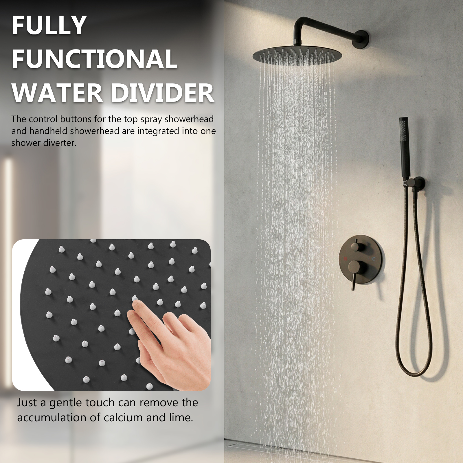Ceiling Rainfall Shower Head S – Home Bathroom Shower Bewertung und Preis