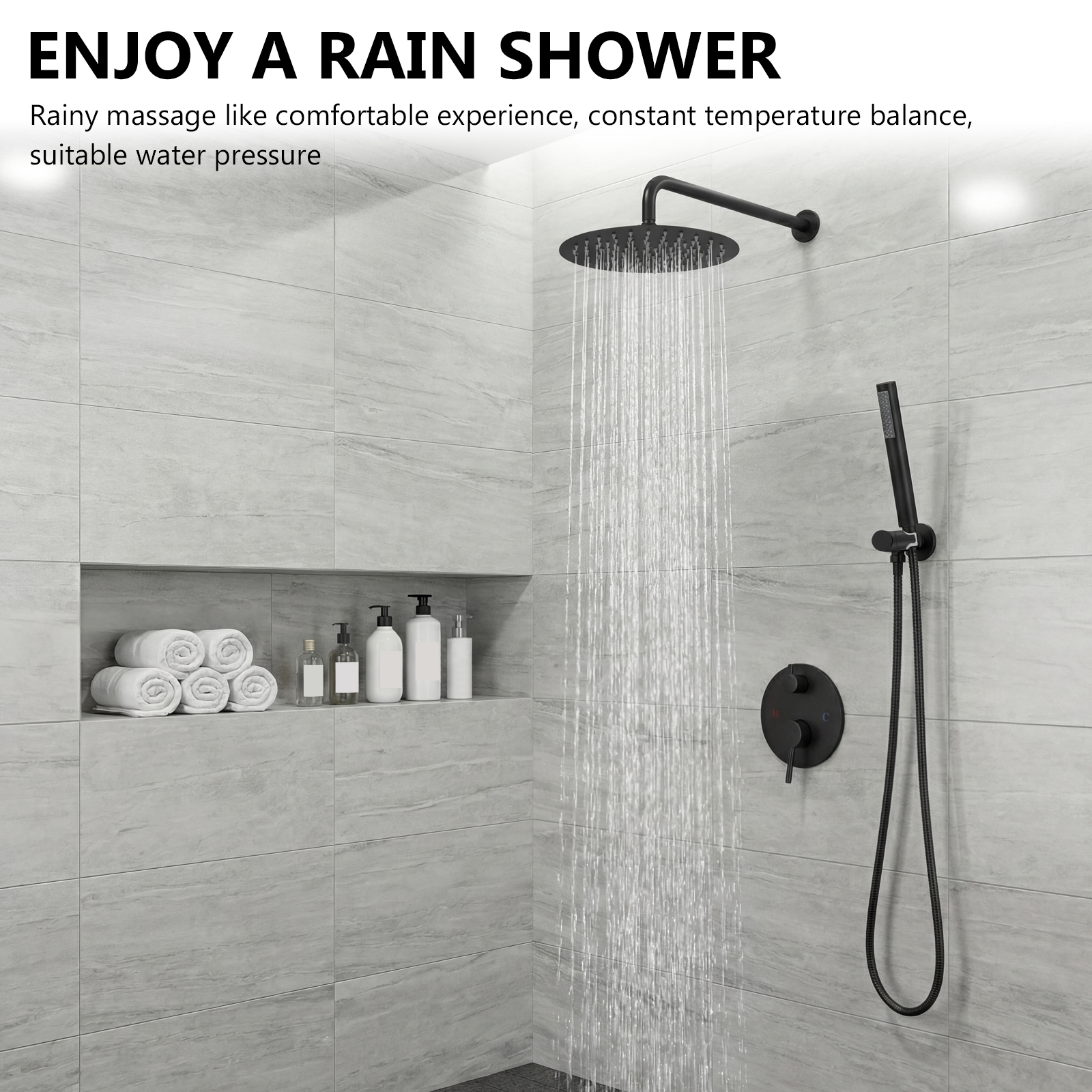 Ceiling Rainfall Shower Head S – Home Bathroom Shower Bewertung und Preis