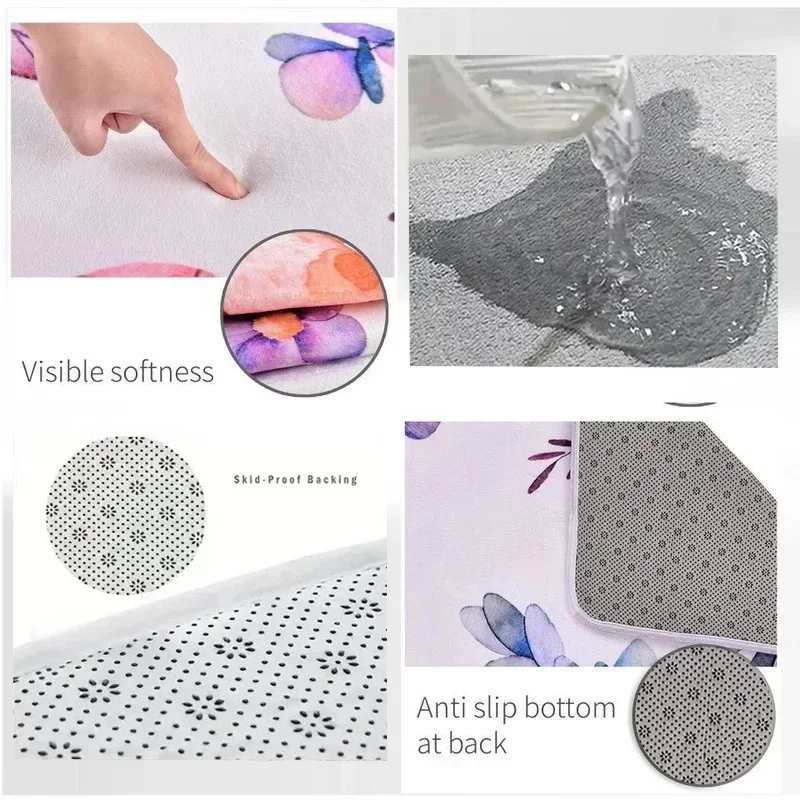 Retro Design Carpet for Living – Home Toilet Bathroom Design Bewertung und Preis