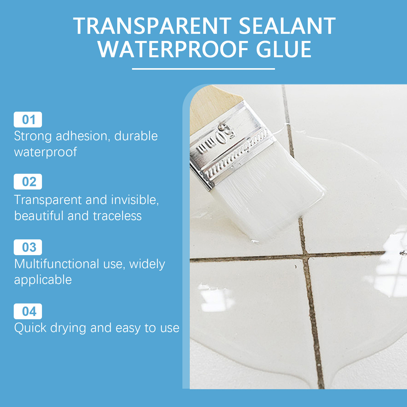 Transparent Waterproof Sealant – Home Bathroom Tiles Bewertung und Preis