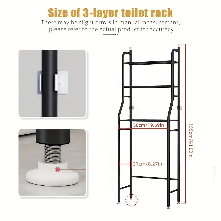 usOver-The-Toilet Storage Rack – Home Bathroom Design Bewertung und Preis