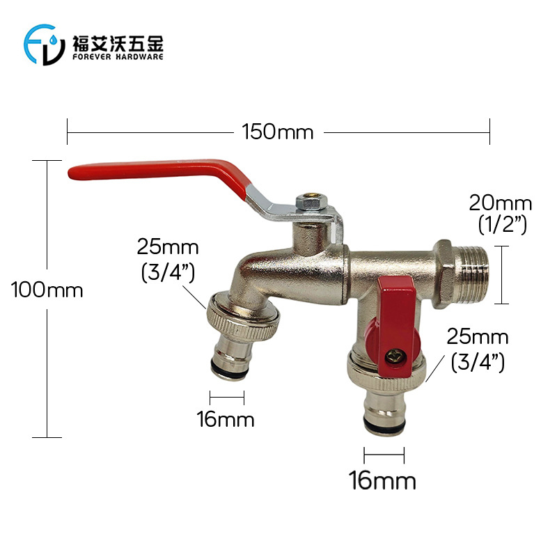Zinc Alloy One Inlet Two Outle – Home Hardware Bathroom Faucets Bewertung und Preis