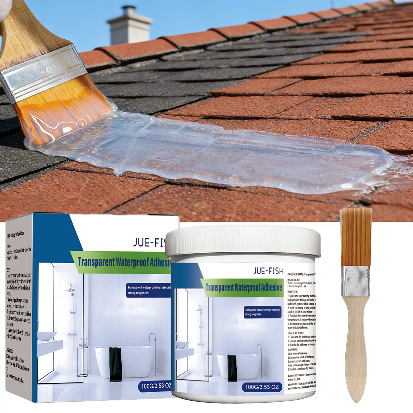 Transparent Waterproof Coating – Home Bathroom Tiles Bewertung und Preis