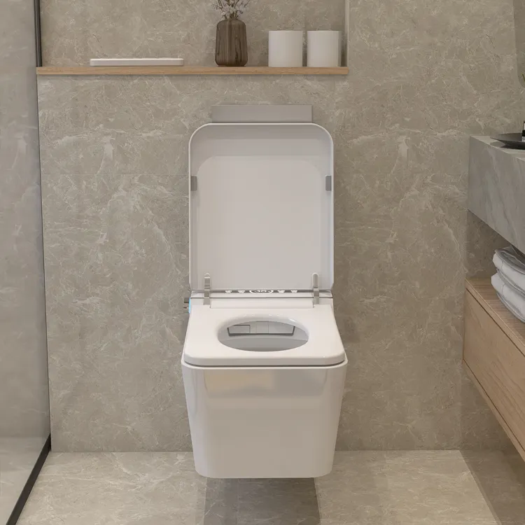Wall Hung Smart Toilet App Con – Home Bathroom Ware Bewertung und Preis