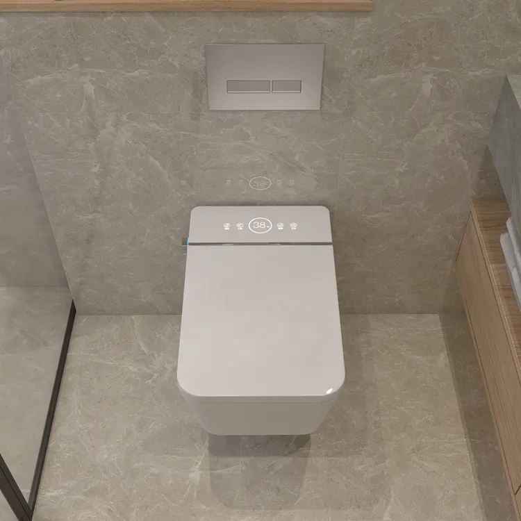Wall Hung Smart Toilet App Con – Home Bathroom Ware Bewertung und Preis