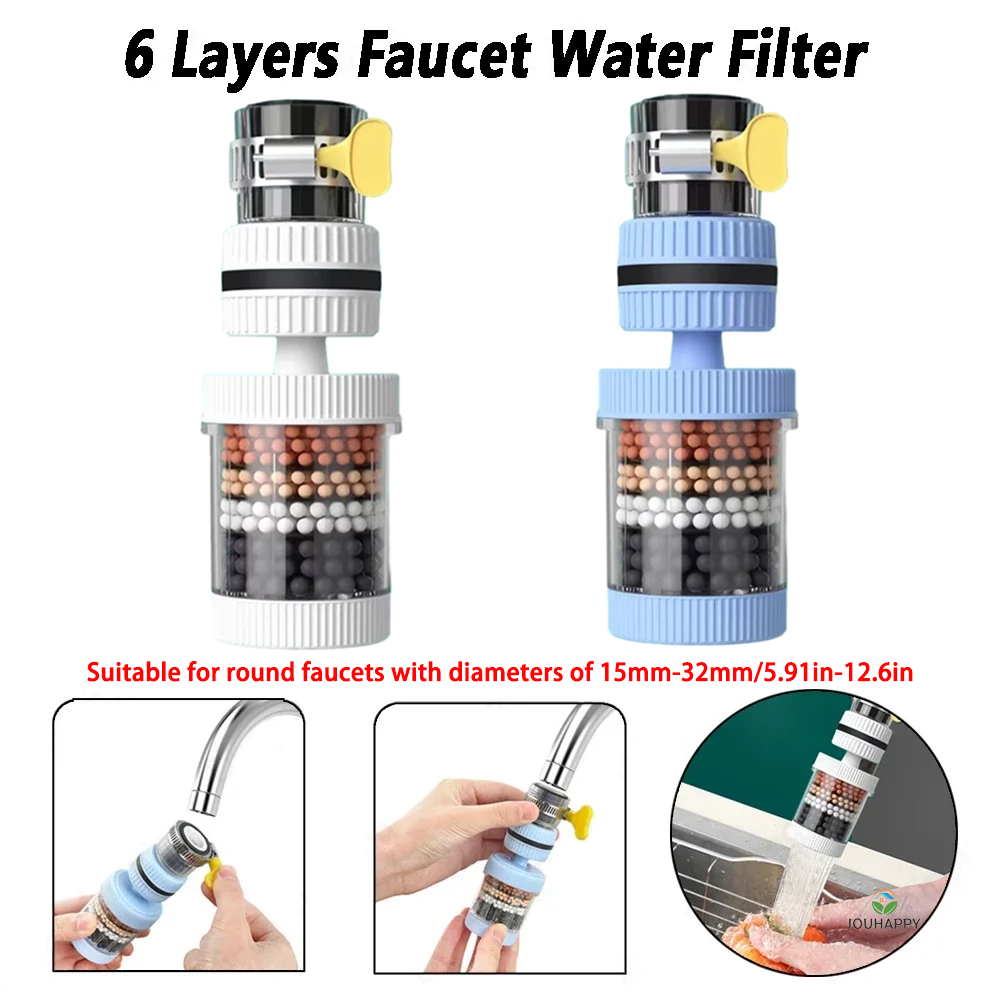 6 Layers Faucet Water Filter U – Home Bathroom Shower Bewertung und Preis
